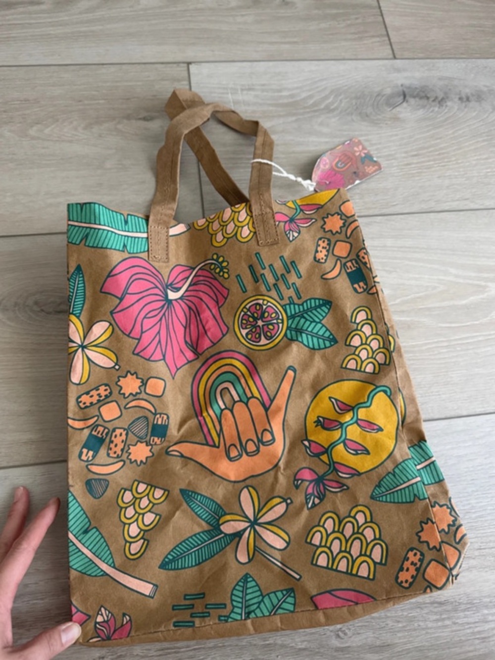 NWT foodland Hawaii collab with Jana lam recyclable bags